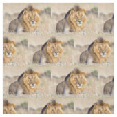 Tissu Lion majestueux (Échantillon)