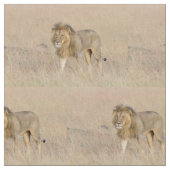 Tissu Lion marche (Fermer)