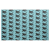 Tissu Lion portugais de Gaiting de chien d'eau (Fat Quarter)