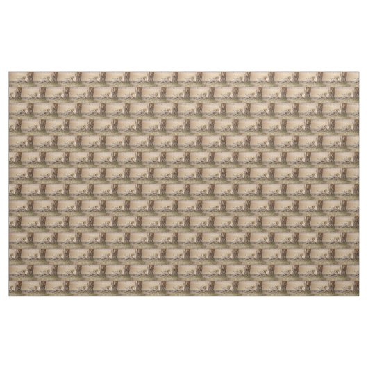 Tissu Lioness stretching (Yard)