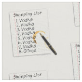 TISSU - LISTE DE COURSES VODKA (Fermer)