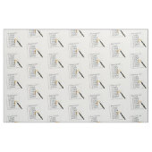TISSU - LISTE DE COURSES VODKA (Fat Quarter)