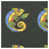 Tissu Lizards Abstraits brillants tenant des points de f (Fermer)