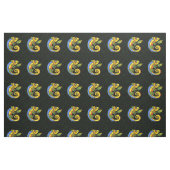 Tissu Lizards Abstraits brillants tenant des points de f (Fat Quarter)