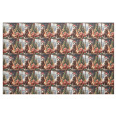 Tissu Llama Noël, (Fat Quarter)