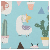 Tissu Llamas Cactus et Slots (Fermer)