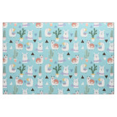 Tissu Llamas Cactus et Slots (Fat Quarter)