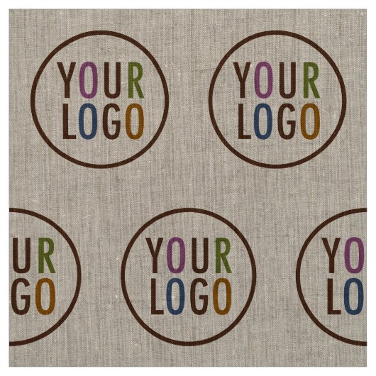 Tissu Logo d'entreprise sur mesure (Échantillon)
