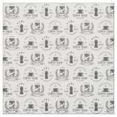 Tissu Logos de la maison de café (Échantillon)
