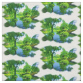 Tissu Loin de la ville (Échantillon)