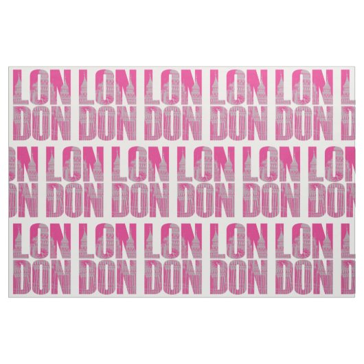 Tissu Londres rose (Fat Quarter)