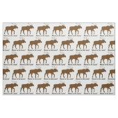 Tissu L'orignal sur l'orignal ! (Fat Quarter)