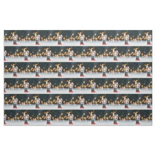 Tissu L'ornement casse-noisette classique de Noël de Sli