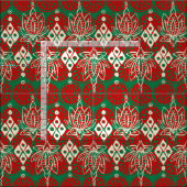 Tissu losange Noël (Carreau)