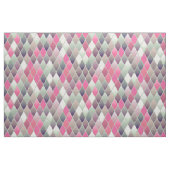 Tissu losange rose vert pastel (Yard)