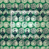 Tissu losange vert (Carreau)