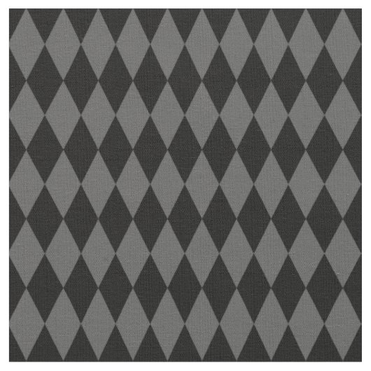 Tissu Losanges Arlequin Noir & Gris foncé (Fermer)
