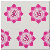 Tissu Lotus rose (Détail)