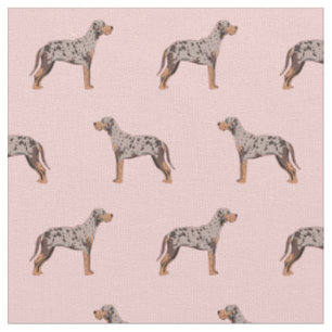 Tissu louisiana catahoula leopard rose