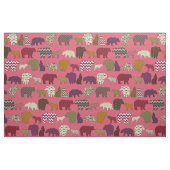 Tissu loup d'ours rose (Fat Quarter)