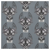 Tissu Loup tribal gris (Échantillon)