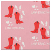 Tissu Love Country Line Dancing (Fermer)