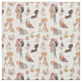 Tissu Love Dogs (Échantillon)