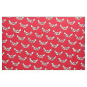 Tissu Love Scroll Message romantique sur le rouge (Fat Quarter)