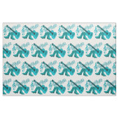 Tissu Lt occidental Blue Guitar et bottes de musique de (Fat Quarter)