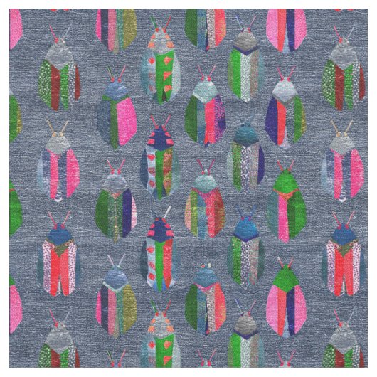 Tissu Lucioles Patchwork (Fermer)