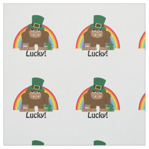 Tissu Lucky Bigfoot Leprechaun