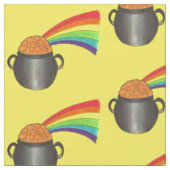 Tissu Lucky Pot of Gold Rainbow St. Patrick's Day (Fermer)