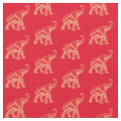 Tissu Lucky Red Elephant (Fermer)