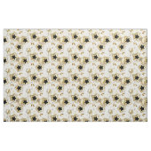 Tissu Lumière transparente avec étoiles or (Fat Quarter)