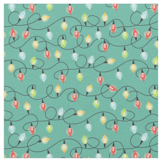 Tissu Lumières de Noël (Fermer)