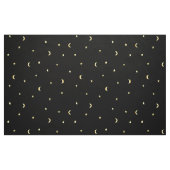 Tissu Lune et étoiles d'or (Fat Quarter)