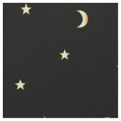 Tissu Lune et étoiles d'or (Détail)