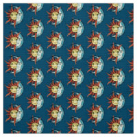 Lune et soleil. illustration de tatouage de style