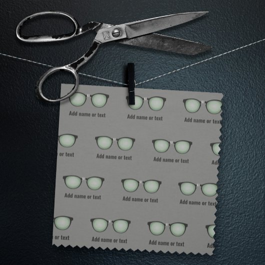 Tissu Lunettes Geeky / Spectacles Nerd propre texte n'im