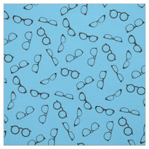 Tissu Lunettes Mignon Opticien Optométriste Bleu