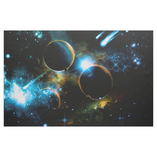 Tissu L'univers des planètes (Yard)