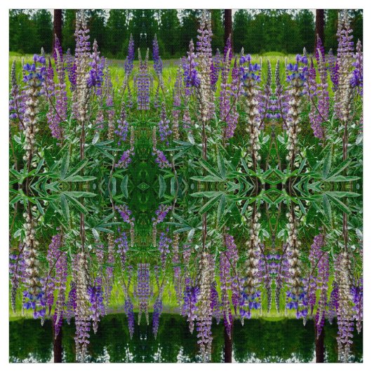Tissu Lupines (Échantillon)