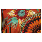 Tissu Luxueux Turquoise "Echos complexes" Textile Polyes (Fat Quarter)