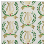 Tissu Lyre d'or (Échantillon)