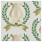 Tissu Lyre d'or (Détail)