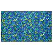 Tissu Lys de vache, étang d'été de Spatterdock Modèle fl (Fat Quarter)