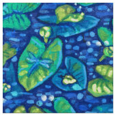 Tissu Lys de vache, étang d'été de Spatterdock Modèle fl (Fermer)