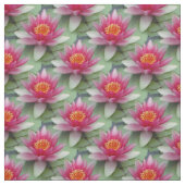 Tissu Lys d'eau de Lotus rose (Échantillon)