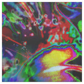 Tissu Lys psychédéliques... (Échantillon)