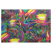 Tissu Lys psychédéliques... (Fat Quarter)